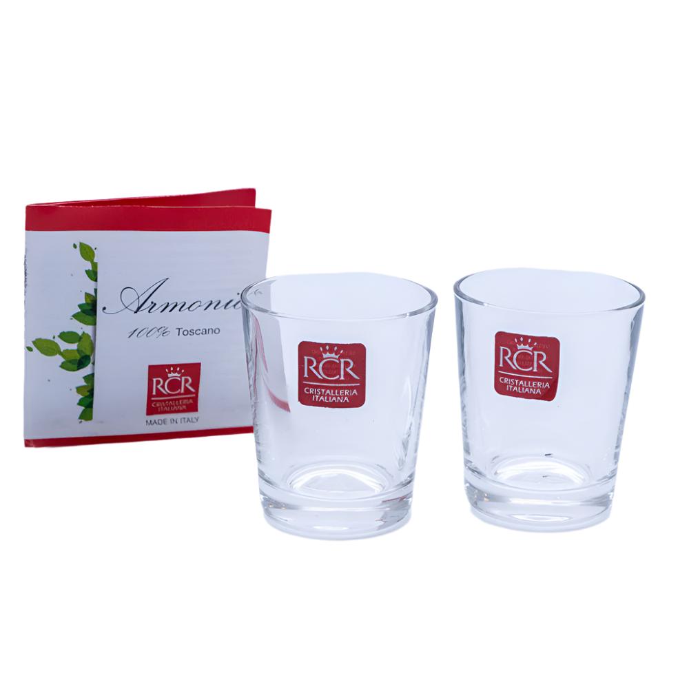 RCR-Armonia-Set-of-2-Shot-Luxion-Glass RCR-Armonia-Set-of-2-Shot-Luxion-Glass